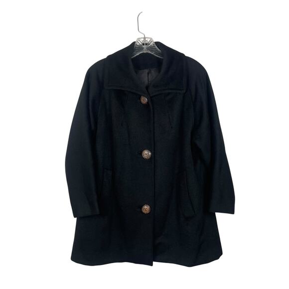 VINTAGE DEL MAR by RICE Black Coat-Women's Size Small/Medium - Picture 1 of 5